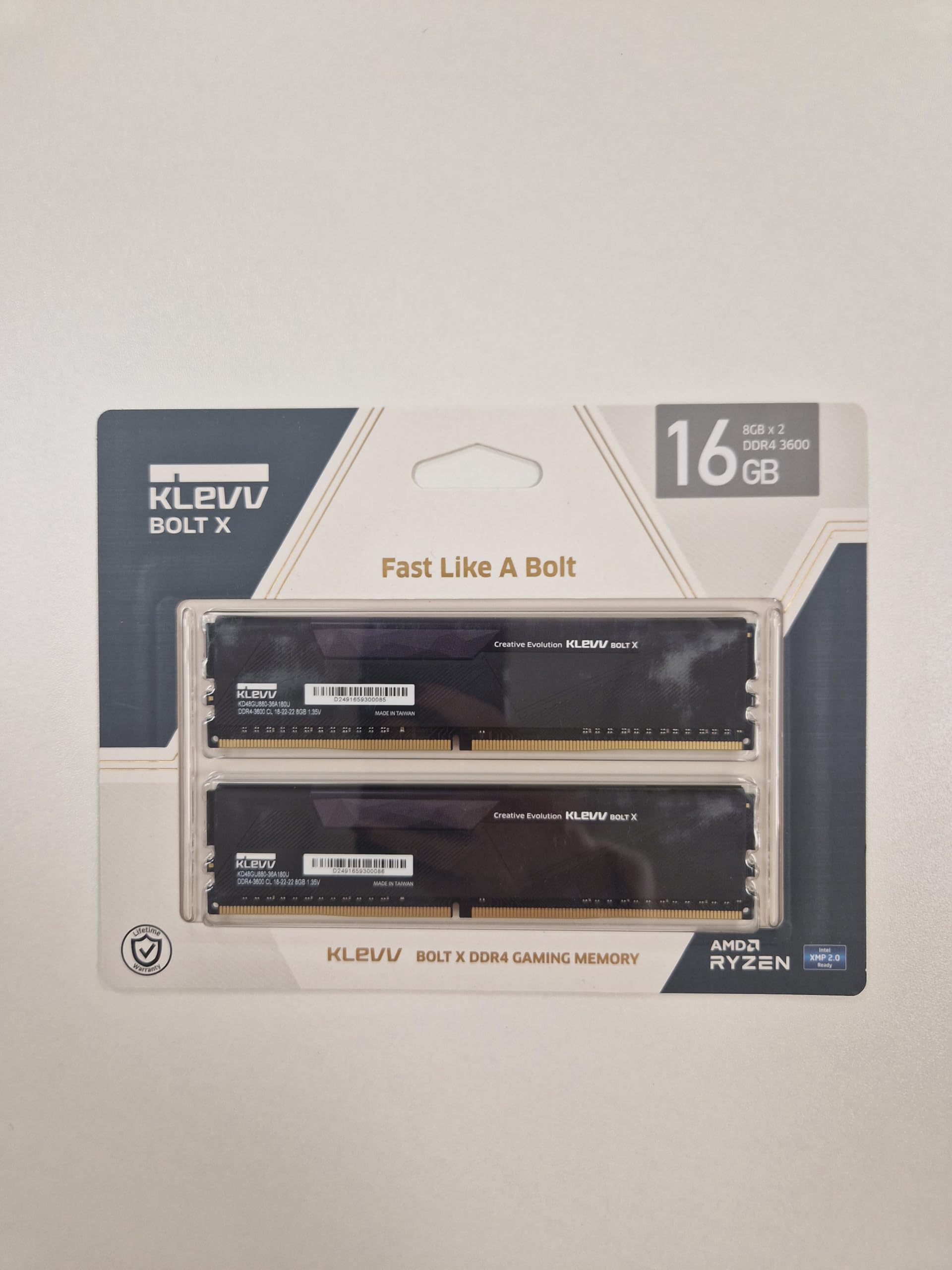 DDR4 3600 KLEVV BOLT X 32GB(16GB×2) XMP 16gb Ddr4 3200mhz Klevv Bolt X